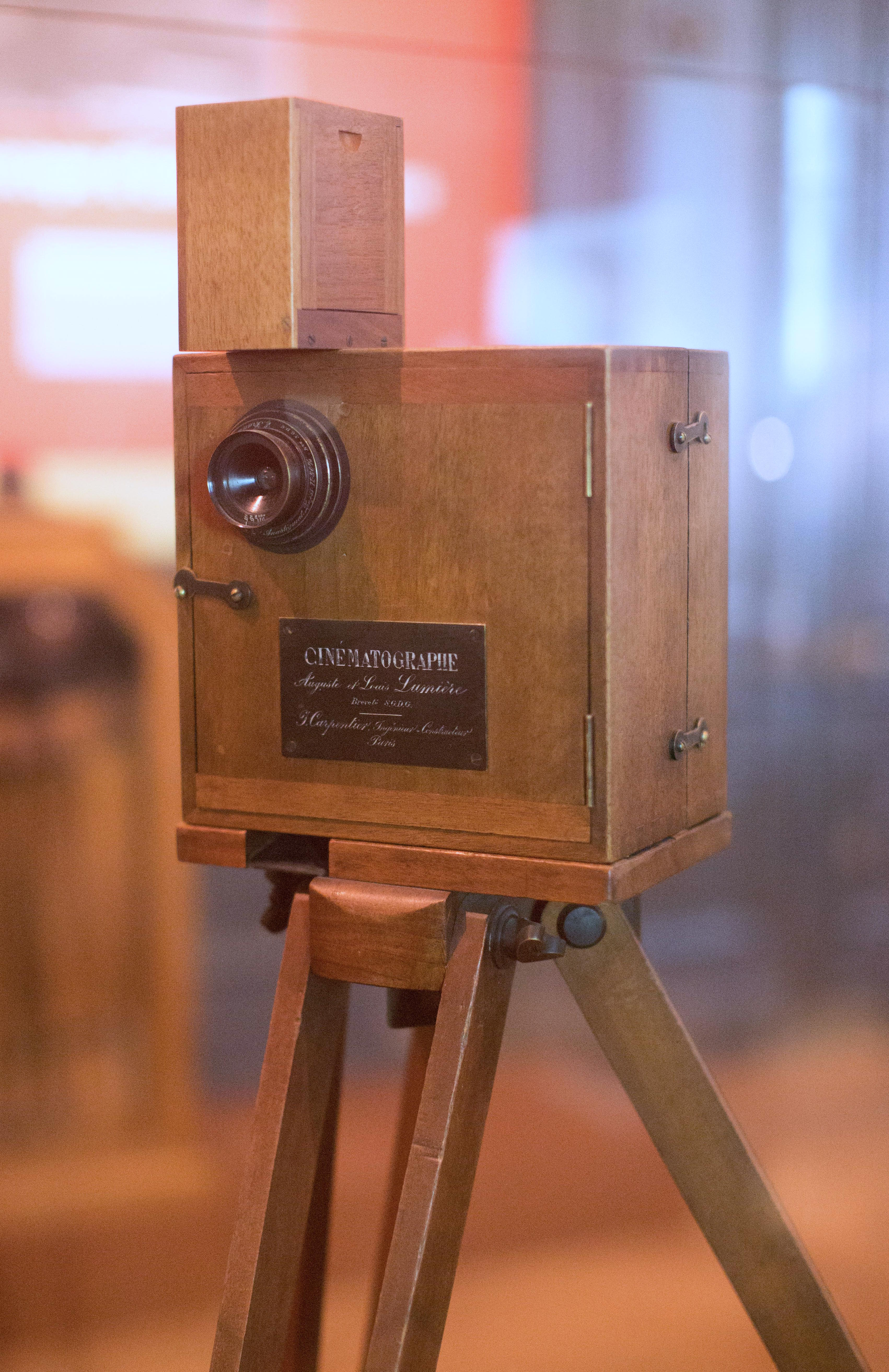 The Cinématographe, invented in 1895 by the brothers Auguste and Louis Lumière